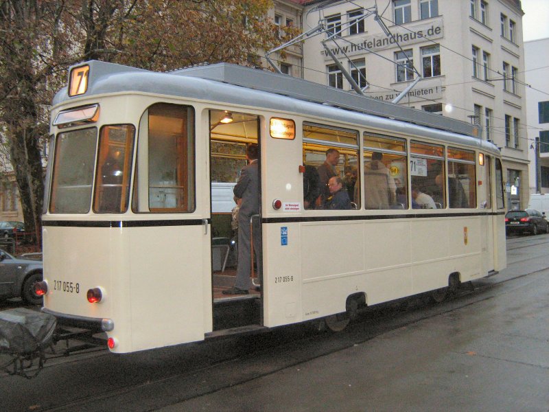 REKO-TW in der anbrechenden D�mmerung, Themenfahrt November 2007 Berlin-Mitte