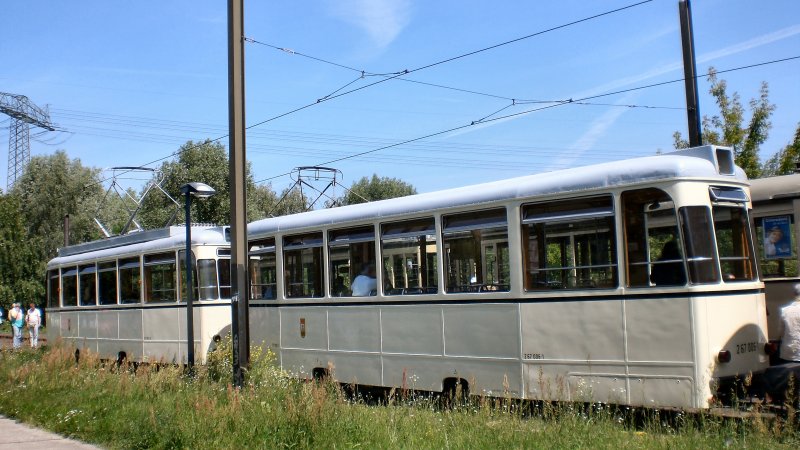 REKO-Zug in Marzahn, Wendeschleife Wuhletalstrasse - 14.6.2009