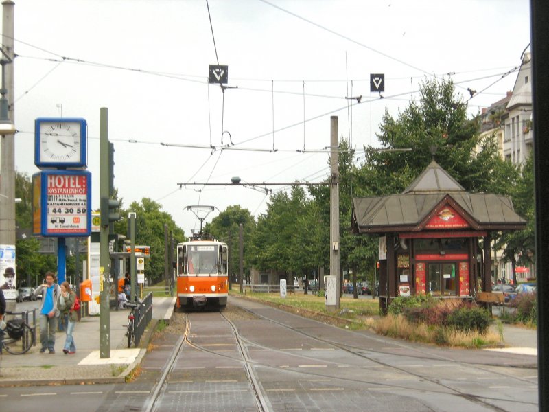 TATRA KT4D - Tw 482 an der Ecke Sch�nh�user Allee, Berlin 2007