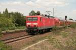 DB Regio 114 020-1 mit dem RE4 (gesichtet Berlin Jungfernheide, 22.06.2008).