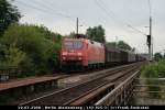 Railion 152 025-3 mit gemischtem Güterzug (Railion Deutschland AG, gesichtet Berlin Wartenberg 10.07.2008).