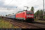 189 051-6 (ohne Logo) mit dem Nachtzug nach Kiev (Class 189-VA, Railion Deutschland AG, gesichtet Berlin Hirschgarten, 04.09.2008).