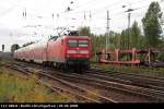 DB Regio 112 188-8 fuhr mit einem Regional-Express am 04.09.2008 durch Berlin Hirschgarten