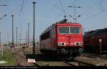 DB Schenker 155 038-3 in der Pause (Berlin Nldnerplatz, 10.04.2009)