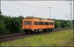 DB 708 320-7 bei trben und regnirischem Wetter unterwegs (Berlin Wuhlheide, 18.07.2009)