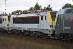 Nachtrag: SNCB 1824 in einem Lokzug am 04.10.2009 durch die Berliner Wuhlheide (NVR-Nummer 91 88 0018 024-5 BE-SNCB)