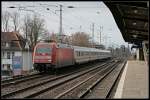 DB 101 145-1 mit kurzem IC (Berlin Karow 31.03.2010)  