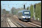 NEB VT 733 als NE27 Biesdorf in Berlin Karow am 28.04.2010