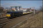 ERS Railways 6614 mit einem Schwellenzug Richtung Berlin (NVR-Nummer 92 80 1266 113-0 D-DISPO, gesehen Berlin Bornholmer Str/Nordkreuz 20.03.2011)