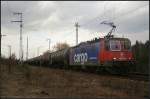 SBB Cargo 421 394-8 fuhr mit Kesselwagen am 26.03.2011 durch die Berliner Wuhlheide