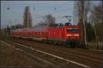 DB Regio 114 023-5 als RE3 nach Schwedt (Oder) am 26.03.2012 in Berlin-Karow