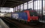 SBB Cargo 482 026-2 mit BVB-Fansonderzug in Berlin Zoologischer Garten (gesehen 12.05.2012)