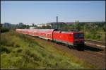 DB Regio 114 028 mit dem RE3 nach Schwedt (Oder) am 14.09.2012 in Berlin Bornholmer Straße