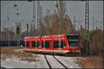 RE6 nach Berlin-Spandau bei der Ausfahrt Hennigsdorf b.