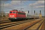 DB AutoZug 113 267 mit einem Pbz am 14.04.2013 in Berlin Schnefeld Flughafen u.a.