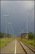 Sonne im Rcken, Gewitter ber Berlin.