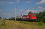 RheinCargo 2055 / 185 587-3  MEV  mit Zans in Berlin Wuhlheide, 01.09.2015