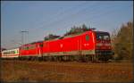 DB 112 163 am Ende eines Pbz in Berlin Wuhlheide, 19.03.2015    Update: 12/2015 in Dessau AW defekt abgestellt