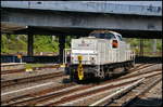 Die weiße 1001 007-6 ist bei der Talgo (Deutschland) GmbH im Einsatz und fuhr am 11.05.2017 solo durch Berlin-Lichtenberg