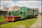 MEBF 8 in Magdeburg Neustadt, 10.05.2015    Die Lok wurde ursprnglich 1955 bei LKM gebaut und das VEB Binnenhfen Mittelelbe in Magdeburg ausgeliefert.