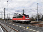 Zur Freude und dennoch überraschend kam Triangula 140 855 als Lz durch Leipzig Thekla, 21.03.2023 (91 80 6140 855-8 D-TRG)
