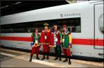 DB Fernverkehr 402 028-5 und 808 028-5 wurden auf den Namen der Stadt Altenburg getauft.