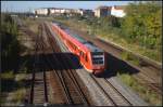 DB Regio 612 015 und 612 030 nach Chemnitz Hauptbahnhof (gesehen Leipzig Kohlweg 15.10.2011) 