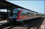 DB 642 171  Schloss Bernburg  als RegionalExpress nach Erfurt Hauptbahnhof (gesehen Stafurt 05.06.2010)