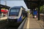 erixx 648 488  Der Heidesprinter  macht am 05.09.2014 in Uelzen Kopf um dann als erx Bremen Hbf von Gleis 302 abzufahren