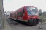 DB 650 102-7 zu Ausbesserungsarbeiten bei Stadler in Berlin-Reinickendorf (DB ZugBus Regionalverkehr Alb-Bodensee, Handybild, 04.05.2012)