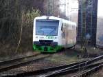 VT 001 / 650 401 der Erfurter Bahn (EB) wartet auf den nächsten Einsatz (Eichenberg, 26.03.2007)