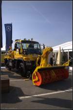 Schneeschleuder der DB Regio AG auf Basis eines Unimog U 400 auf der InnoTrans 2012 in Berlin (99 80 9907 017-4 D-DB)