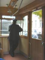 Im Beiwagen des REKO-Zuges, Berlin 18.10.2009