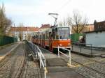 Schleife Eberswalder Strasse mit KT4D-Museumstraktion am 9.