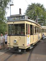 Tw 5984 mit Ziel Majlsdorf S�d hat es sogar bis Mahlsdorf geschafft, der Endstelle der Linie, Berlin 9.