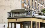 T24 mit Beschilderung als Linie 83E Johannisthal (in Johannisthal 9.