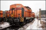 EKO 62 / 293 062 in der verdienten Weihnachtspause am 24.12.2009 in Eisenhttenstadt (NVR-Nummer 98 80 3293 062-6 D-EKO, LEW FNr.