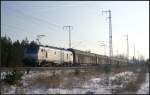 CTL Logistics 37030 mit Schiebewandwagen am 26.01.2013 in Berlin Wuhlheide