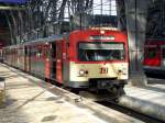 TSB VT2E in den alten Farben der ehemaligen Frankfurt-Knigsteiner Eisenbahn nach Knigstein/Ts.