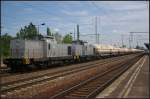 ITL 293.02 / 293 513-8 und 293.01 mit einem Kesselzug am 19.06.2012 in Berlin Schnefeld Flughafen