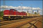 MTEG 204 347 / 202 347-1 mit der Schwesterlok 204 311 und dem Innofreight-Zug am 29.09.2013 in Berlin Schnefeld Flughafen (NVR-Nummer 98 80 3202 347-1 D-MTEG)