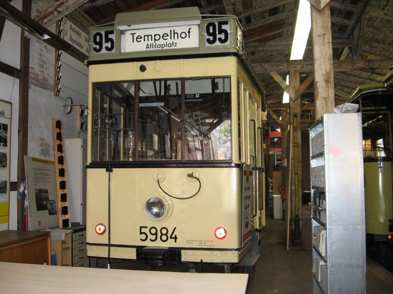 Tw 5984 im ehem. Depot Alt-Schm�ckwitz, Foto: 2006